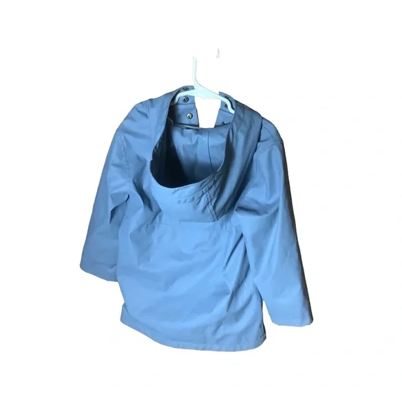 Zara Kids Hooded Raincoat Size 110 (4-5 Years) Blue Jacket - Picture 3 of 13